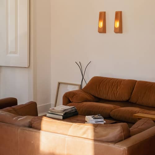 Applique Alcove céramique orange - VIOLAINE D\'HARCOURT - Terracotta - Céramique