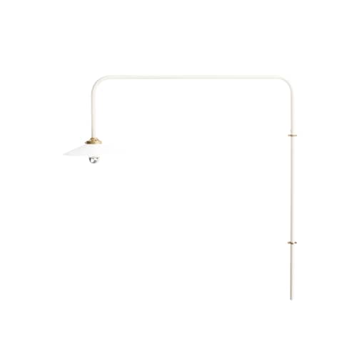 Applique con presa Hanging Lamp n°5 metallo beige / H 100 x L 90 cm - valerie objects - Avorio - Acciaio, Vetro