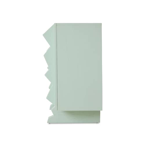 Buffet Forma bois bleu / L 80 x H 88.5 cm - HK LIVING - Bleu ciel - Bois de sungkai, MDF