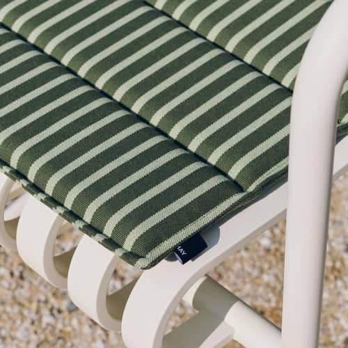 Coussin d\'extérieur Terrazza / Coussin d\'assise intégral pour chaises - Hay - Vert olive - Polyester recyclé