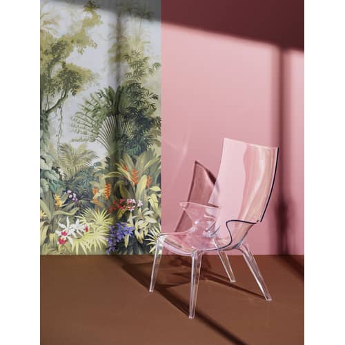 Fauteuil Uncle Jim plastique transparent / Philippe Starck, 2014 - Kartell - Cristal - Polycarbonate