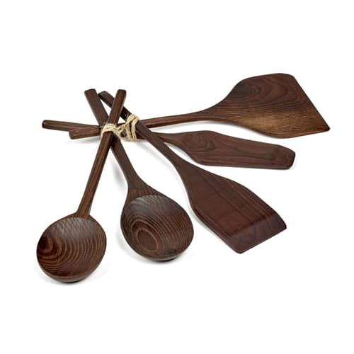 Pure Kitchenware set natural wood / 5 items - Serax - Ash - Beech wood