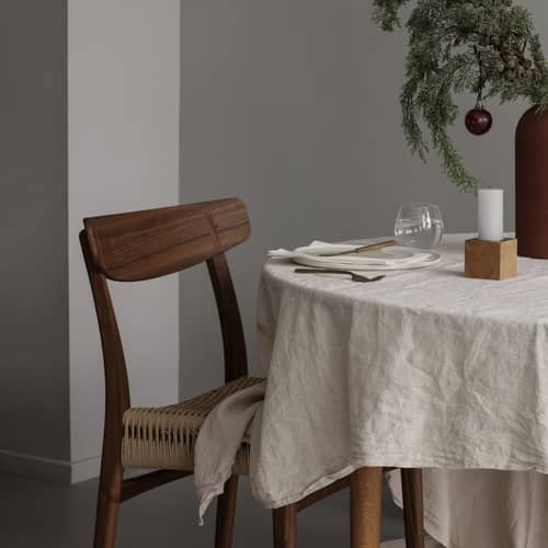 Sedia CH23 legno naturale / Hans J. Wegner, 1950 - Corda di carta - CARL HANSEN & SON - Noce oliato / Corda naturale - Compensato di noce oliato, Corda naturale, Noce massello oliato