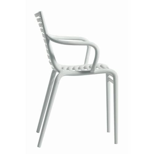 Stapelbarer Sessel Pip-e plastikmaterial weiß / Philippe Starck, 2010 - Driade - Weiß - Polyäthylen