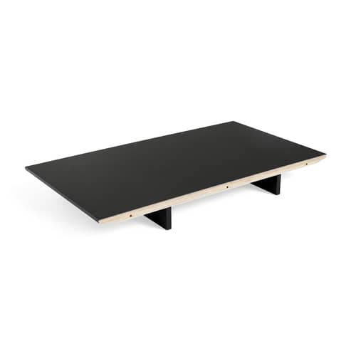 Zubehör  holz schwarz / Für Ausziehtisch CPH 30 - L 50 cm - Hay - Schwarz - Furnier, Linoleum