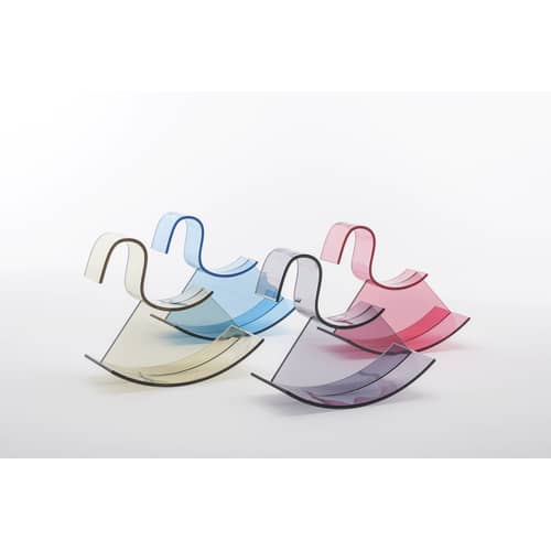 Cheval à bascule H-Horse plastique transparent - Kartell - Cristal - Polycarbonate
