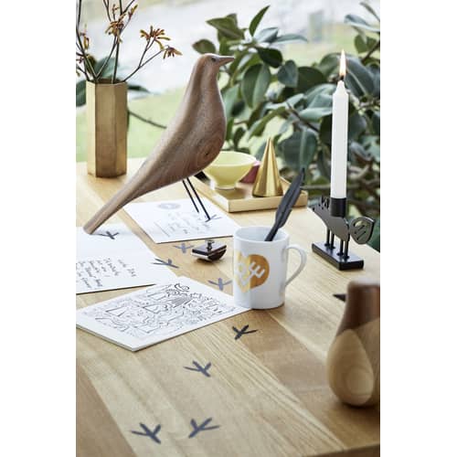 Décoration Eames House Bird bois naturel - Vitra - Noyer - Métal, Noyer massif