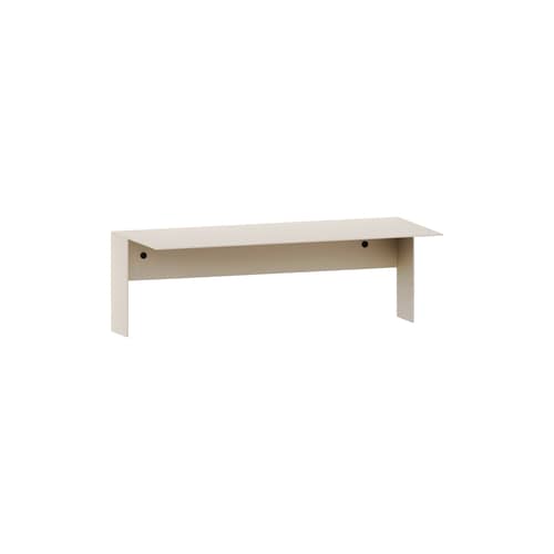 Étagère Pli Floating métal blanc / 45 x 20 cm - TIPTOE - Blanc crème - Acier thermolaqué