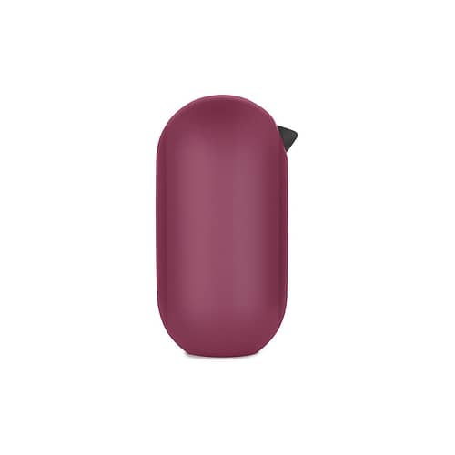 Figurina Little Bird legno rosa viola / H 5 x Ø 2,5 cm - Normann Copenhagen - Magenta - Rovere laccato