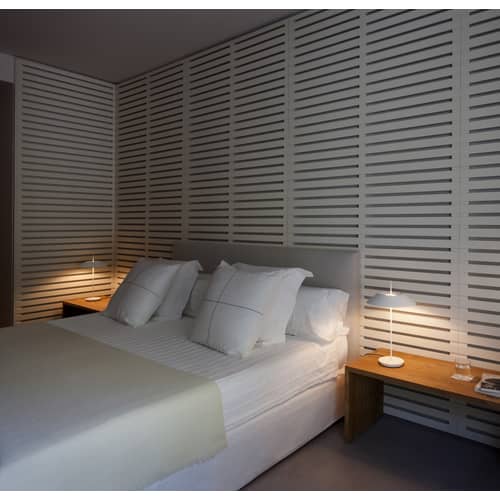 Lampe de table Mayfair LED noir / H 52 cm - Vibia - Graphite mat -  Zamak, Acier, Méthacrylate