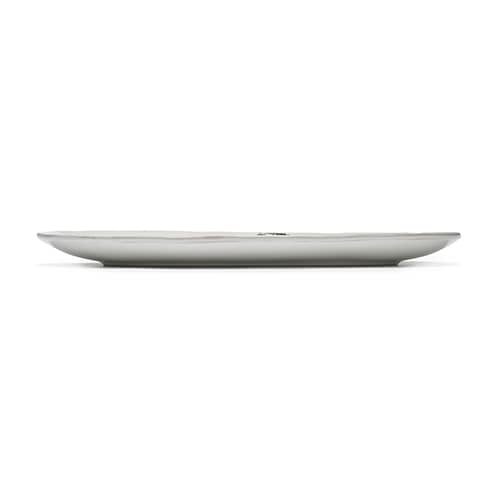 Piatto di portata La Mère ceramica bianco / 37,5 x 27,5 cm - Serax - Modello bianco/nero - Gres
