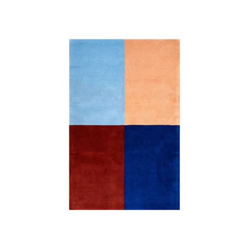 Tapis Balance / 180 x 120 cm - Laine tuftée main - COLORTHERAPIS - 180 x 120 cm / Multicolore - Laine de Nouvelle-Zélande