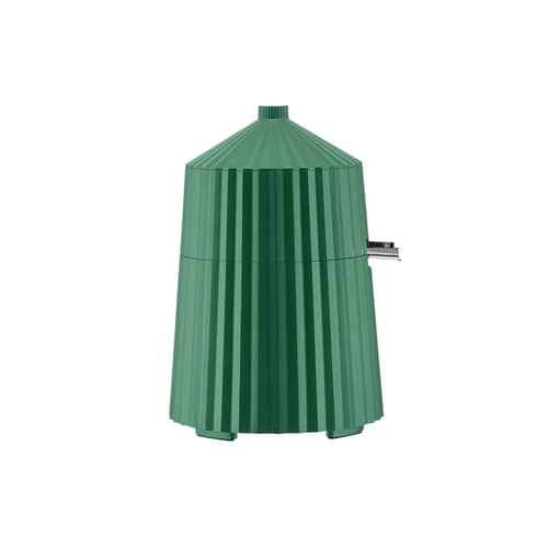 Plissé Electric squeezer plastic material green / UK version - Alessi - Green - Stainless steel, Thermoplastic resin