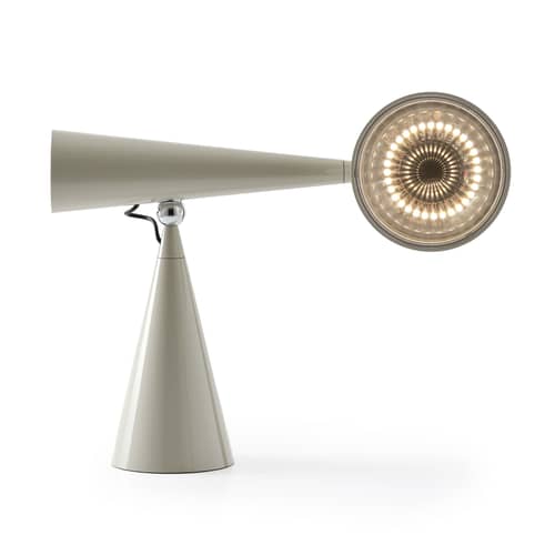 Lampe de table Pose LED plastique beige / Orientable - Tom Dixon - Beige Mastic - Polycarbonate