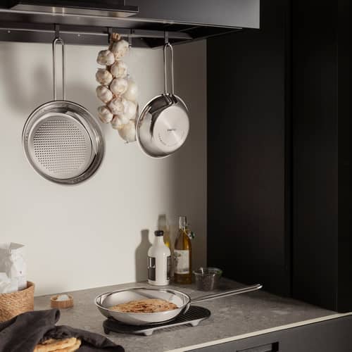 Poêle à frire Honeycomb métal / Ø 24 cm - Tous feux dont induction - Eva Trio - Ø 24 cm - Acier recyclé
