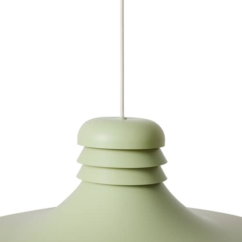 Sospensione Flare materiale plastico verde / Ø 60 cm - HK LIVING - Verde menta - Acrilico