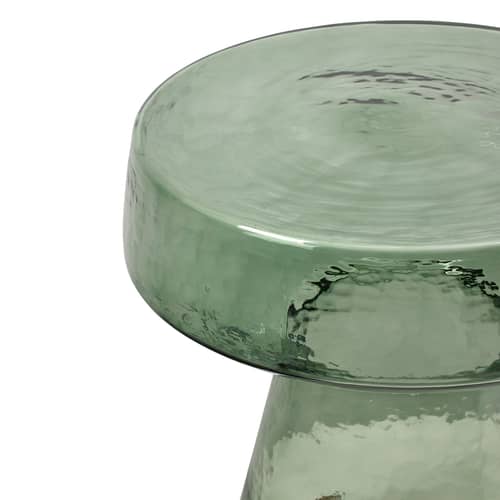 Table d\'appoint Clara verre vert / Ø 39 x H 44 cm - BROSTE COPENHAGEN - Vert - Verre