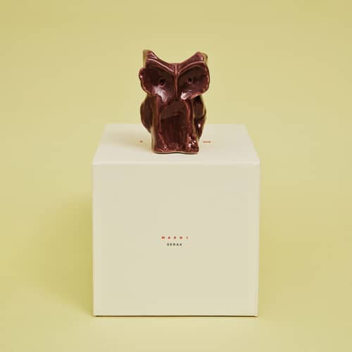 Vaso After Midnight Owl  ceramica viola / XS - H 12 cm - Serax - Melanzana - Gres smaltato