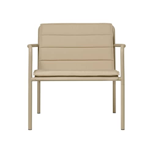 Accessoire / Coussin pour Fauteuil bas Dapple - Ferm Living - Beige Cachemire - Mousse, Tissu outdoor