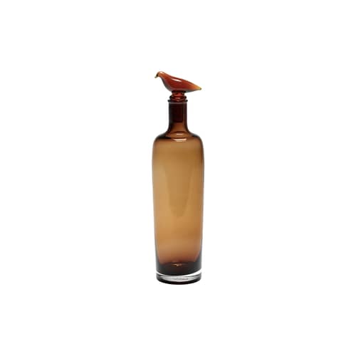 Caraffa Perch vetro marrone / Ø 9 x H 30,5 cm - Serax - Ambra - Vetro