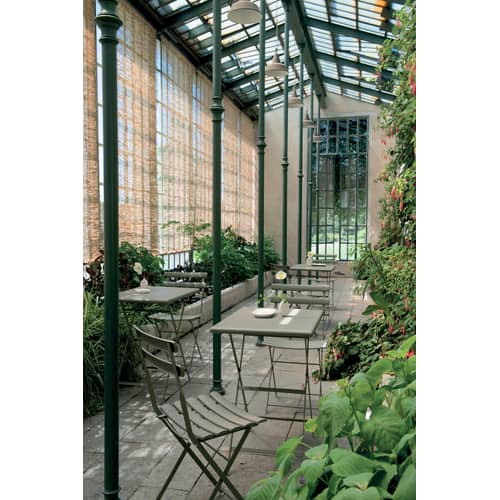 Chaise pliante Arc en Ciel métal - Emu - Vert foncé - Acier verni