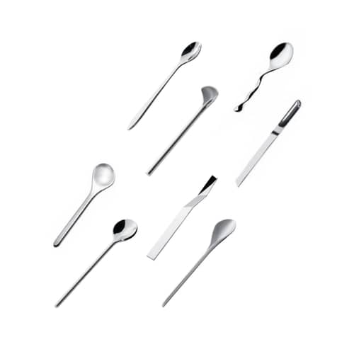 Set de 8 cuillères à café Il caffè/tè - Alessi - Acier brillant - Acier inoxydable poli