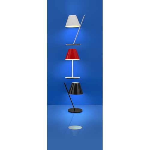 Lampada da tavolo La Petite / H 37 cm - Artemide - Bianco - Alluminio, PVC