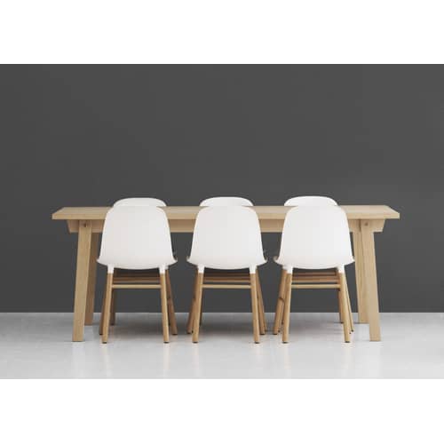 rechteckiger Tisch Slice holz natur / 90 x 300 cm - Normann Copenhagen - Eiche natur - Eiche
