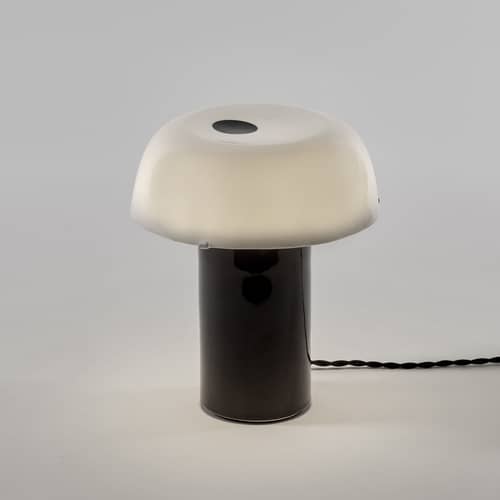 Céline n°2 Table lamp ceramic black / Ø 20 x H 21 cm - Serax - N°2 / Black & white - China, Enamelled sandstone