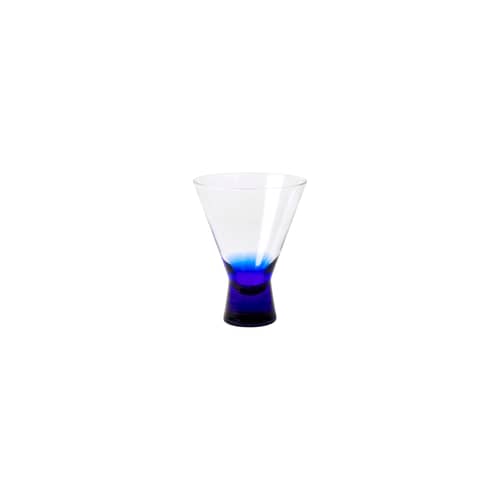 Verre à cocktail Konus / Ø 9,5 x H 12 cm - 20 cl - BROSTE COPENHAGEN - Bleu - Verre soufflé bouche