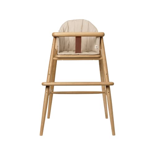 Zubehör  textil beige / Kissen für Hochstuhl Muru - Ferm Living - Optionales Kissen / Sand - Organische Baumwolle, Recyceltes Polyester