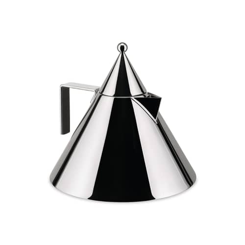 Bouilloire Il conico/ Aldo Rossi, 1986 - Compatible induction, 2 litres - Alessi - Acier poli - Acier inoxydable 18/10
