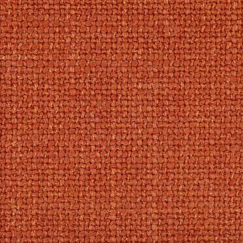 Fauteuil rembourré Peggy tissu rouge orange bois naturel - Pols Potten - Rouille / Bois foncé - Frêne verni, Mousse, Tissu