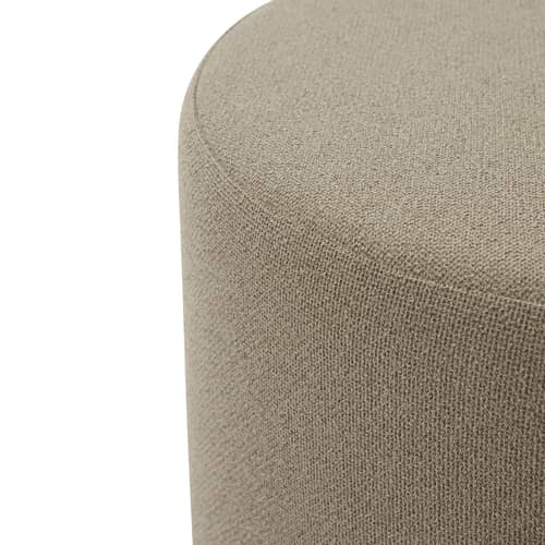 Sitzkissen Stilla textil beige / Recycling-Polyester - AYTM - Taupe (Recycling-Polyester) - Furnier, Holzfaserplatte, Polyurethan-Schaum, Recyceltes Polyester