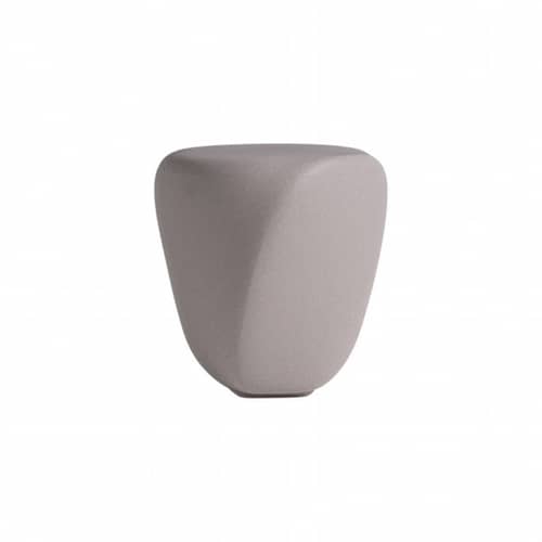 Table d\'appoint Reborn / 40 x 42 x H 45 cm - 100% recyclé - Slide - Blanc brume - Écothylène recyclé
