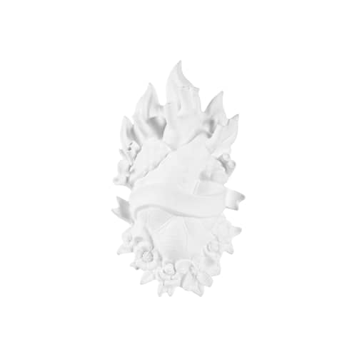 Vase Holy Love in Bloom keramik weiß / H 34 cm - Aufkleber INKLUSIVE - Seletti - Weiß - Porzellan