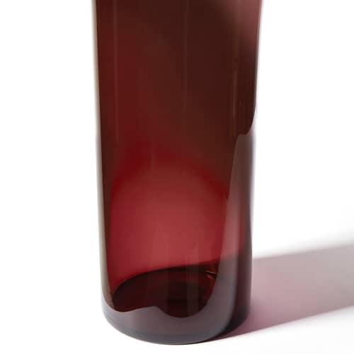 Vasen Silvan Alto glas violett / Ø 37 x H 38 cm - CASSINA - Amethyst schattiert - geblasenes Glas