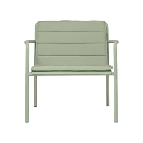  Accessory textile green / Cushion for Low armchair Dapple - Ferm Living - Green Tea - Foam, Outdoor fabric