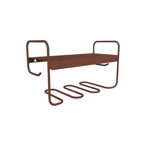 Etagère murale Picolino métal rouge / L 52 x H 30 cm - Fermob - Ocre rouge - Acier
