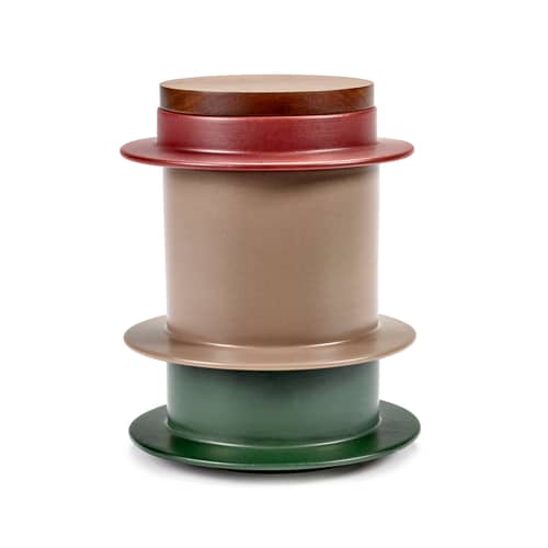 Dishes to Dishes - Grès Soup plate ceramic beige / Low - Ø 20.5 x H 4.8 cm - valerie objects - Beige - Sandstone
