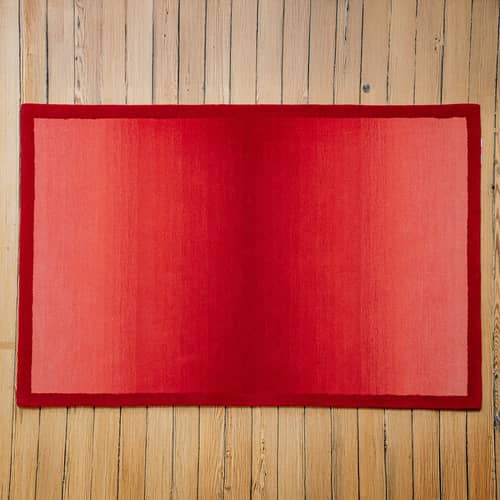 Tapis Red Is The New Red / 240 x 170 cm - Tufté main - COLORTHERAPIS - 240 x 170 cm - Laine vierge de Nouvelle-Zélande