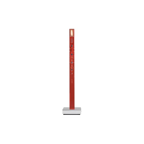 Tischleuchte My New Flame plastikmaterial rot / LED-Kerze - 40 cm / USB-Version - Ingo Maurer - Rot - Metall, Plastikmaterial