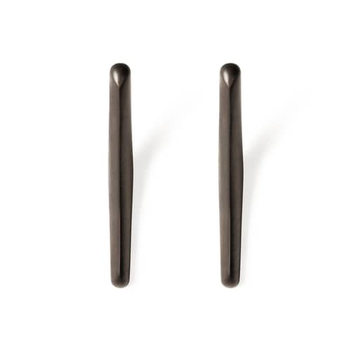 Appendiabiti PI legno naturale / Set di 2 - Ethnicraft - Mogano marrone scuro - Mogano massiccio