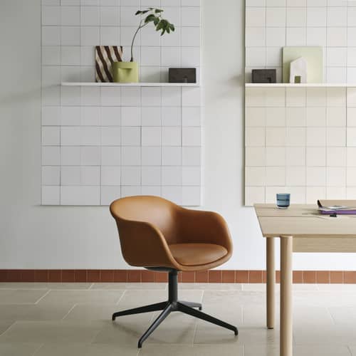 Blumentopf Ridge keramik grün / B 18,5 x T 14,5 x H 15,2 cm - Muuto - Grün - Terrakotta