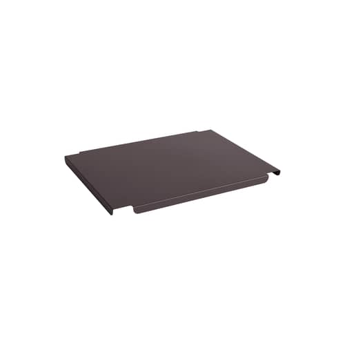 Deckel  metall rot / Für Korb Colour Crate Medium 26,5 x 34,5 cm - Hay - Bordeaux - Stahl