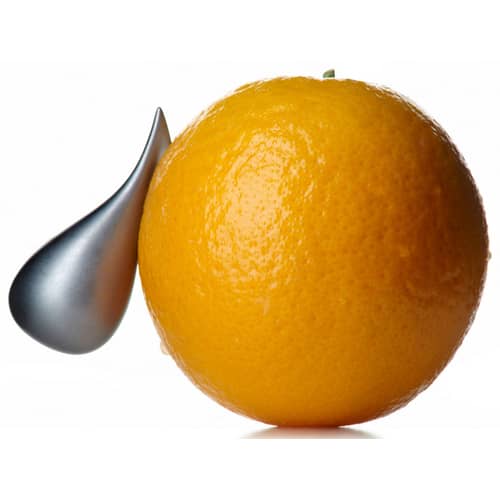 Épluche-agrumes Apostrophe métal - Alessi - Acier - Acier inoxydable satiné