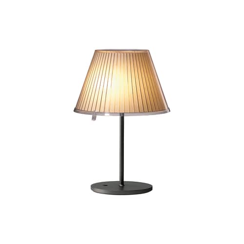 Lampe de table Choose plastique papier beige / H 55 cm - Artemide - Beige / Halogène - Métal, Papier parchemin, Polycarbonate