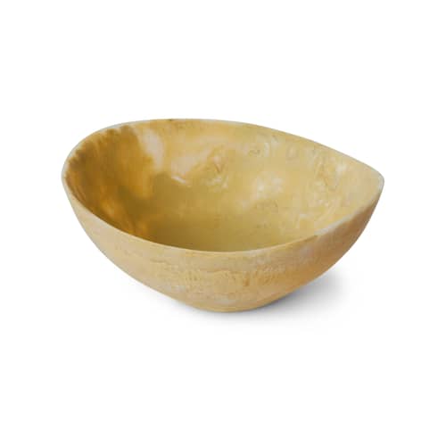Saladier Patio / Ø 22,5 x H 10 cm - Résine - HK LIVING - Jaune - Résine