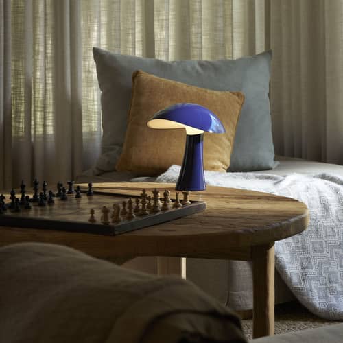 Rumee Wireless rechargeable lamp plastic material blue - Louis Poulsen - Midnight blue - Polymer