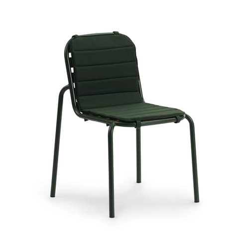 Accessoire / Coussin pour chaise & fauteuil de repas Vig - Normann Copenhagen - Vert - Mousse à mémoire de forme, Tissu outdoor